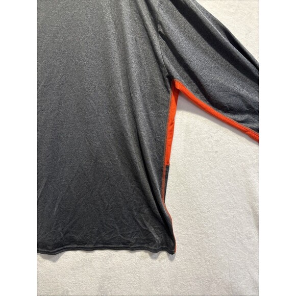 Knights Apparel Syracuse Long Sleeve Performance Shirt Grey Orange Men's 2XL XXL - Picture 11 of 14